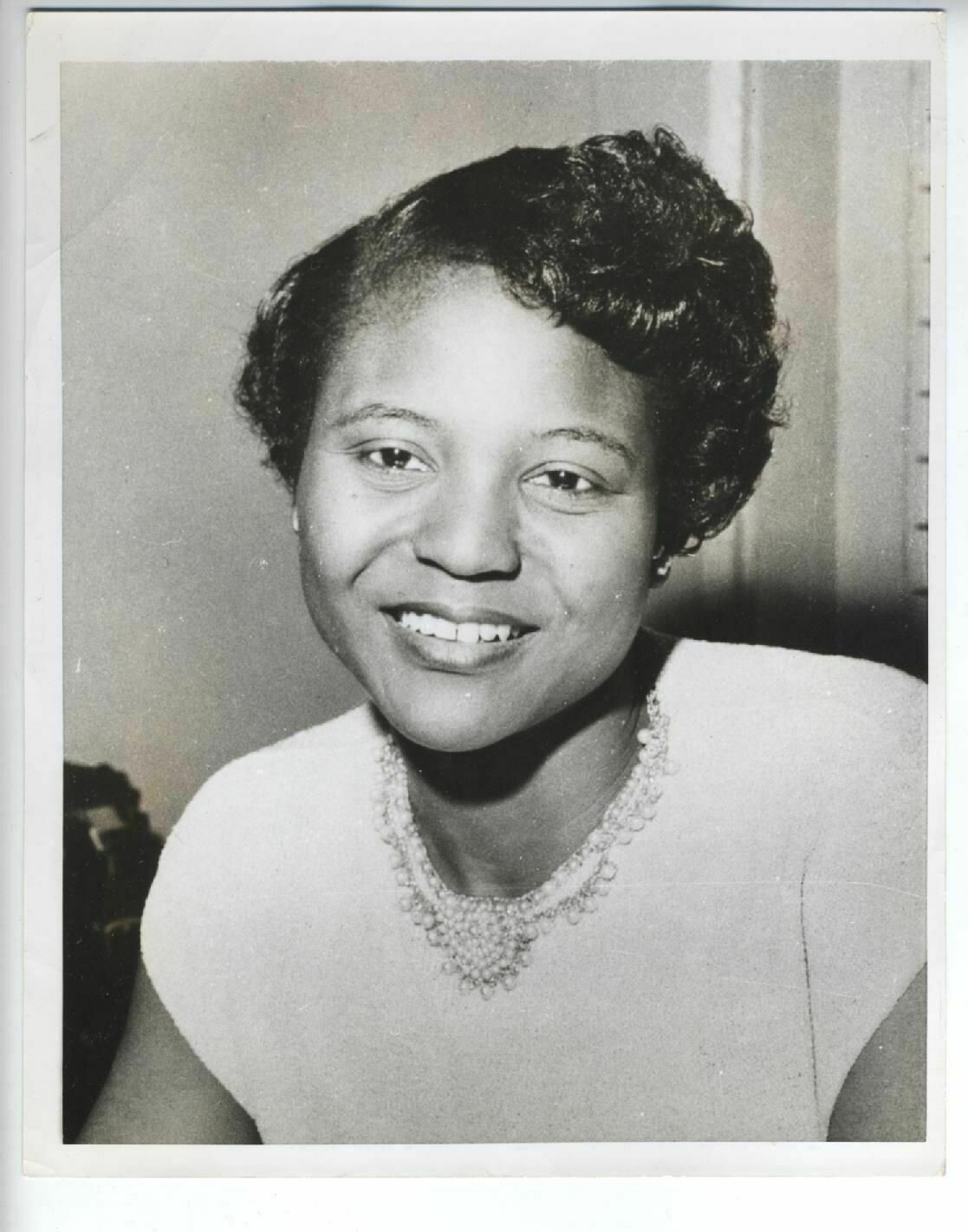 1956 ORIGINAL AUTHERINE LUCEY VINTAGE PHOTO ALABAMA BIRMINGHAM CIVIL RIGHTS