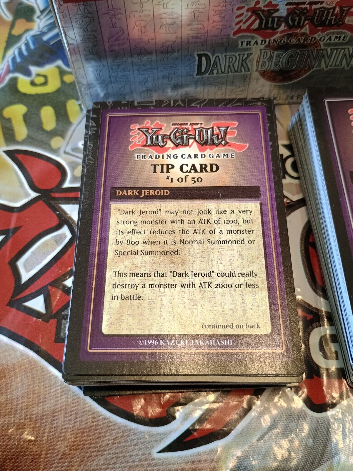YUGIOH Dark Revelation 1 Full Set Of All 50 Tip Cards