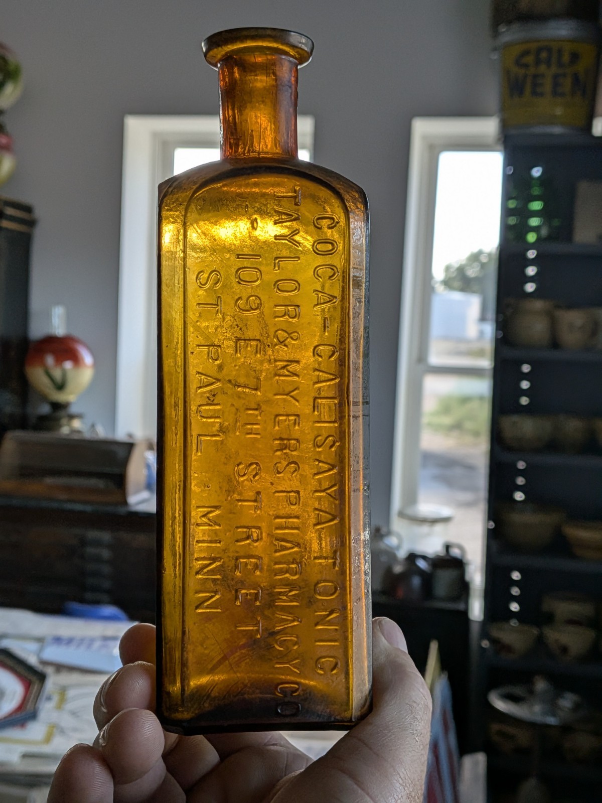 Amber Coca-Calisaya Tonic Taylor Myers Pharmacy St. Paul Minn Minnesota Bottle Amber Coca-Calisaya Tonic Taylor Myers Pharmacy St. Paul Minn Minnesota Bottle