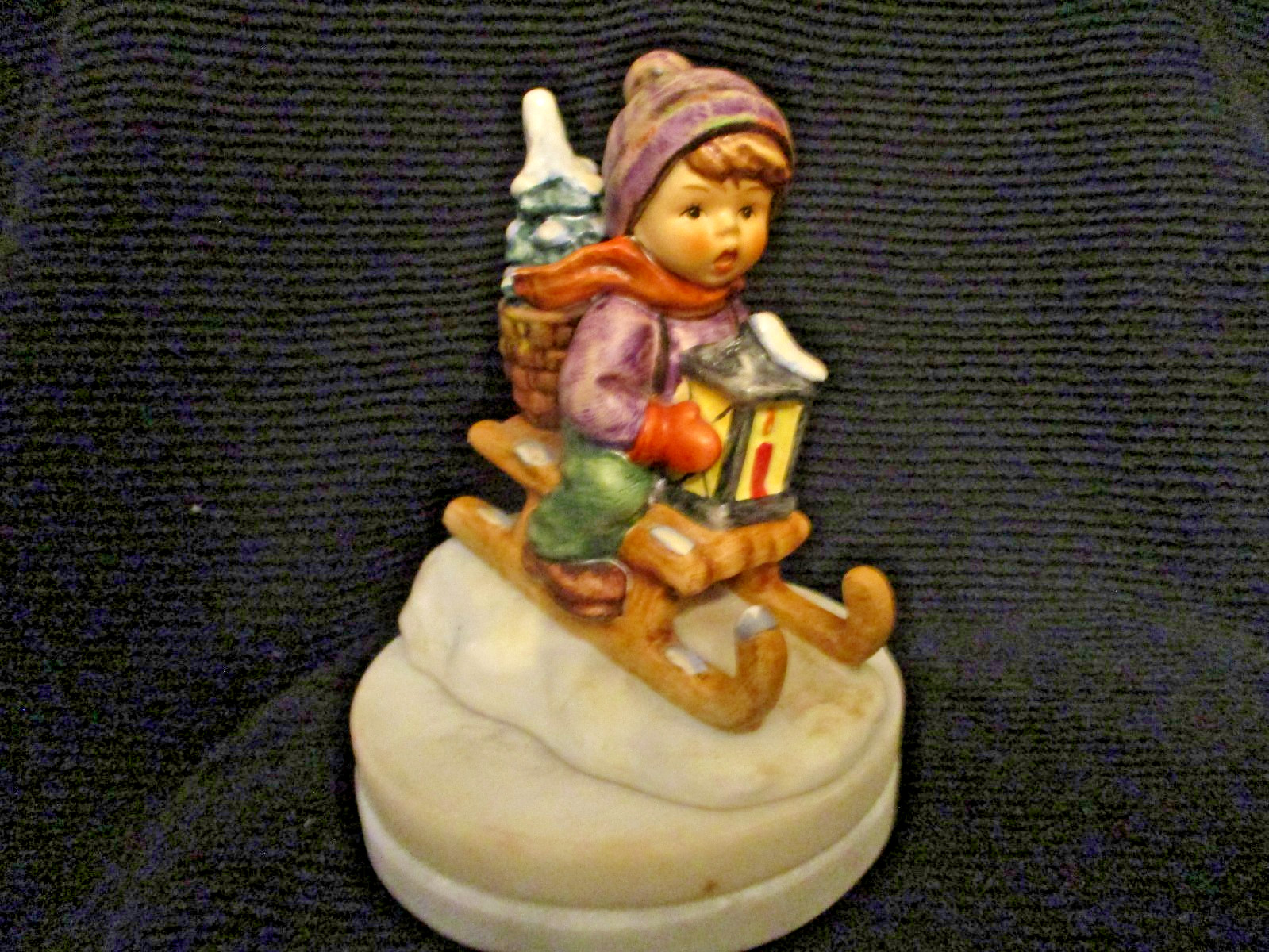 Vintage Goebel Hummel Figurine Ride Into Christmas 396 TMK 5 Last Bee W Germany Vintage Goebel Hummel Figurine Ride Into Christmas 396 TMK 5 Last Bee W Germany
