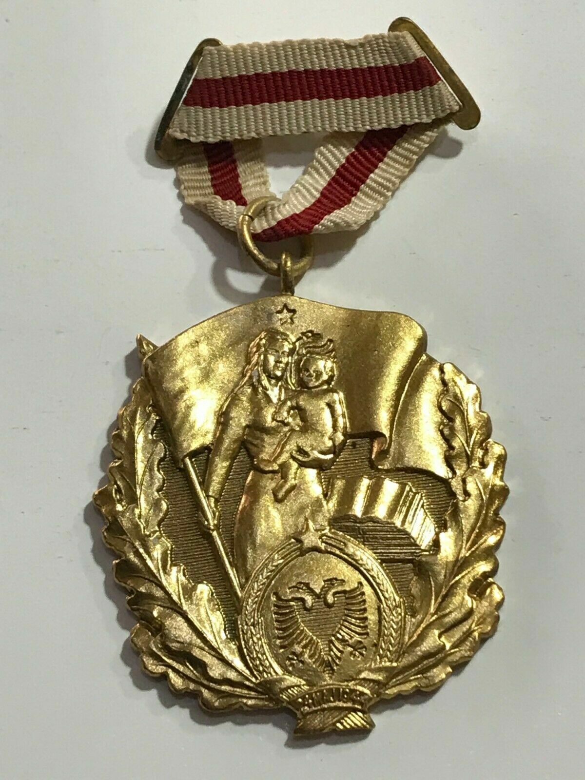 ALBANIA ORDER GLORY TO MOTHER 1 CLASS ALBANIAN ORDERS MEDAL MOTHERHOOD 1950 s ALBANIA ORDER GLORY TO MOTHER 1 CLASS ALBANIAN ORDERS MEDAL MOTHERHOOD 1950 s