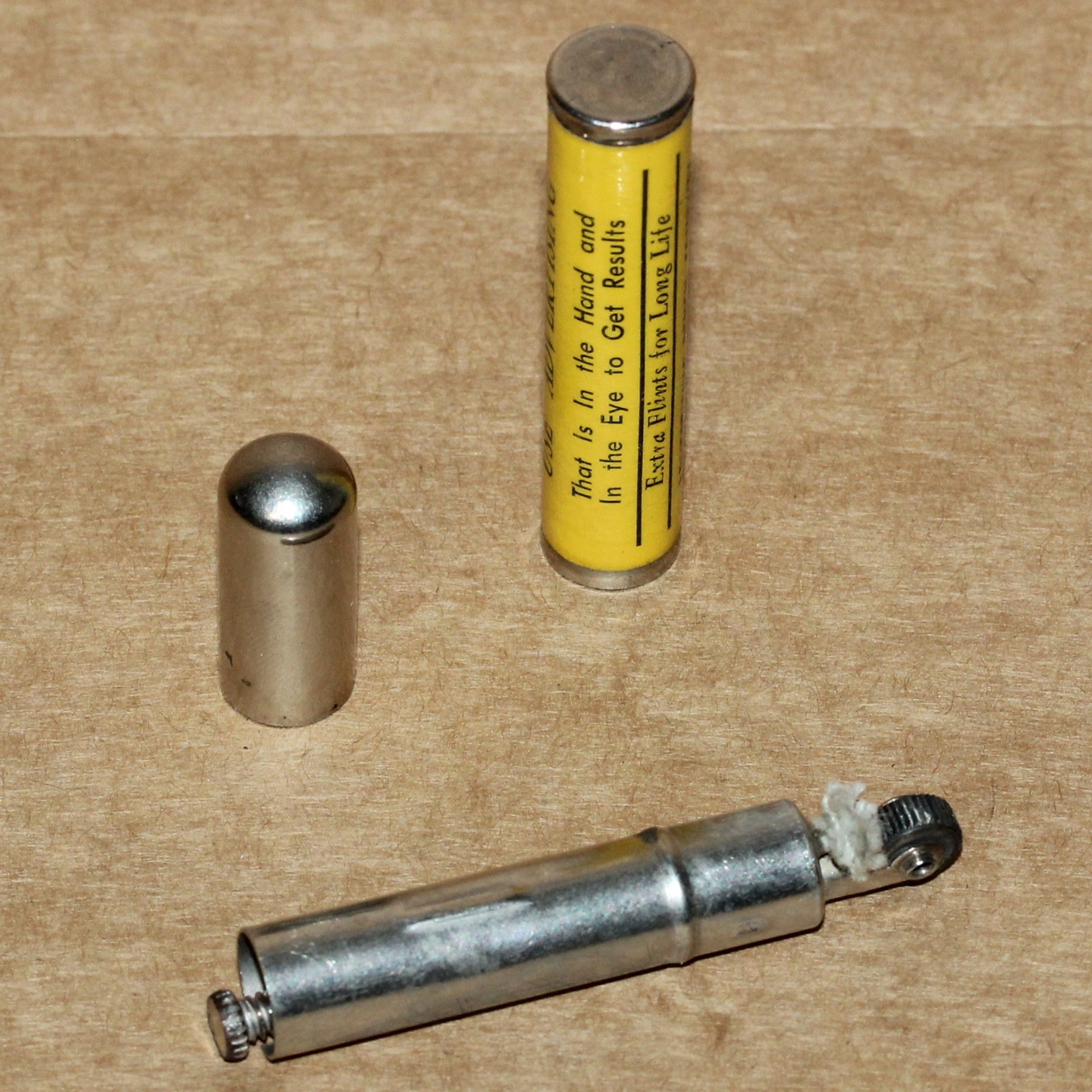 Rare Advertising Pencil Company Salesman Sample Lighter Never Fired