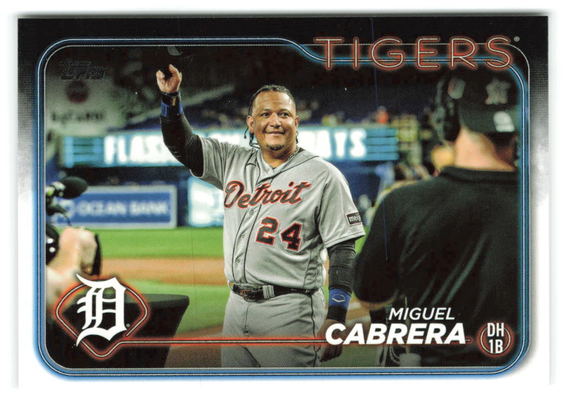 2024 Topps Miguel Cabrera #201 Detroit Tigers BASEBALL Card
