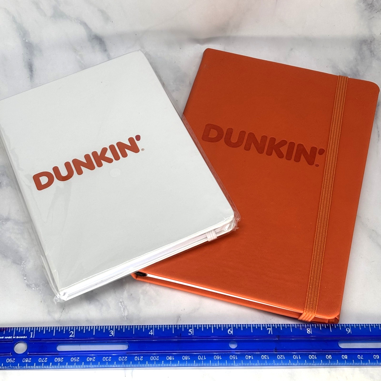 2 PACK Dunkin White & Orange Notebooks **FREE SURPRISE GIFT W/PURCHASE** 2 PACK Dunkin White & Orange Notebooks **FREE SURPRISE GIFT W/PURCHASE**