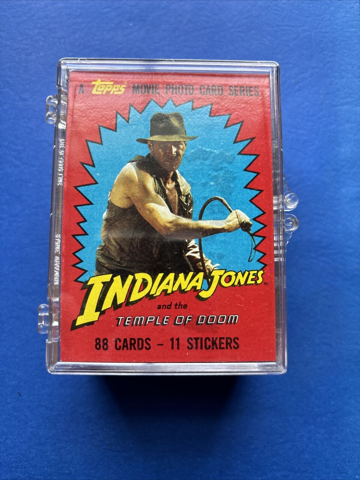 Indiana Jones Temple of Doom Complete Trading 88 Base Card Set Topps 1984
