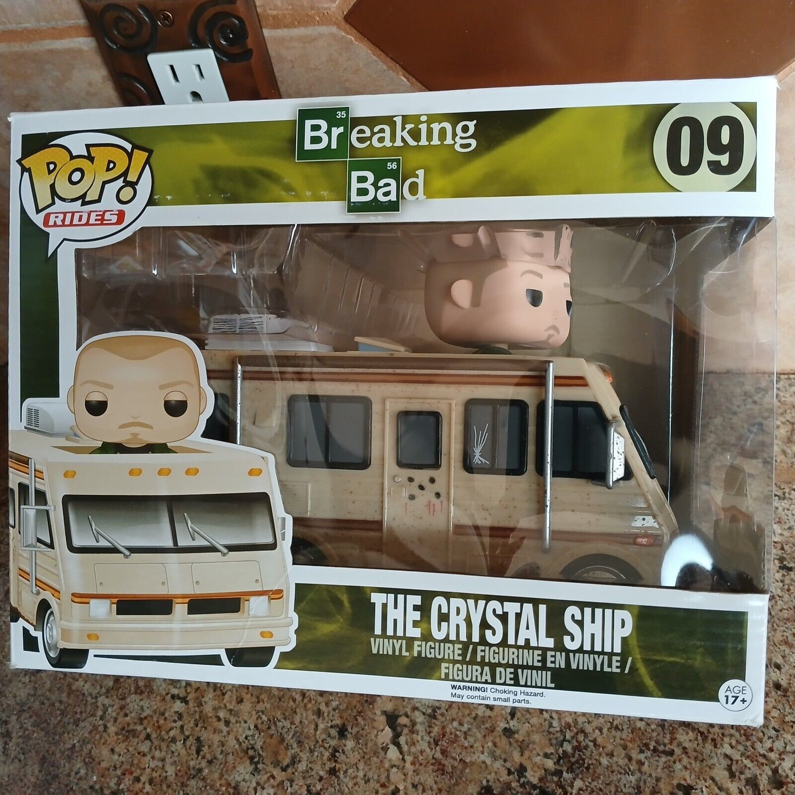VAULTED Funko POP RIDES Breaking Bad 09 THE CRYSTAL SHIP - Box DAMAGED SEE Pics