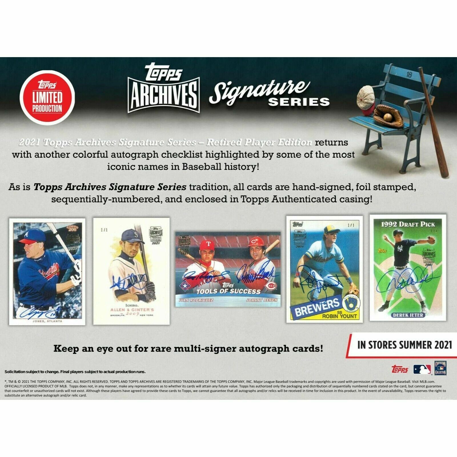 SEATTLE MARINERS 2021 TOPPS ARCHIVES SIGNATURE RETIRED 1/2 CASE 10 BOX BREAK #1