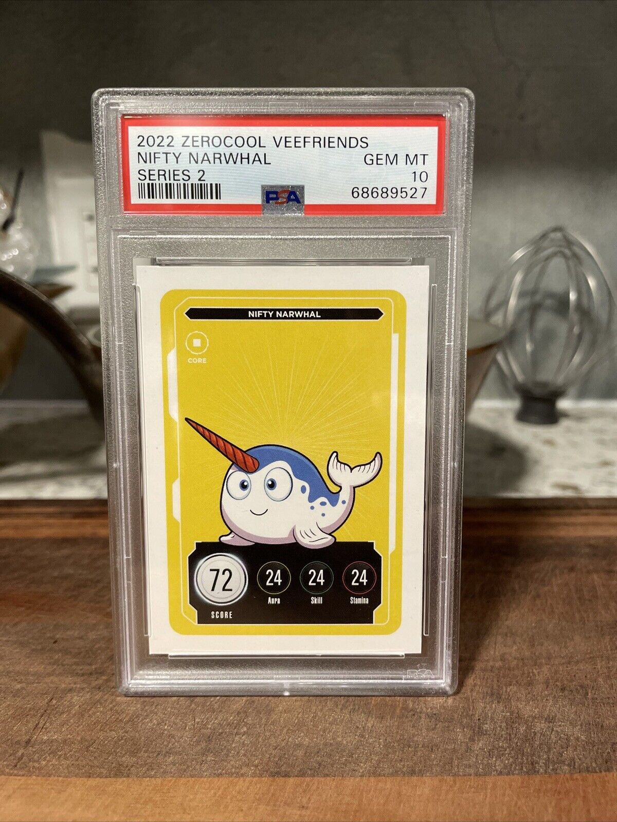 Nifty Narwhal Veefriends Compete And Collect Series 2 Core Card Gary Vee. PSA 10