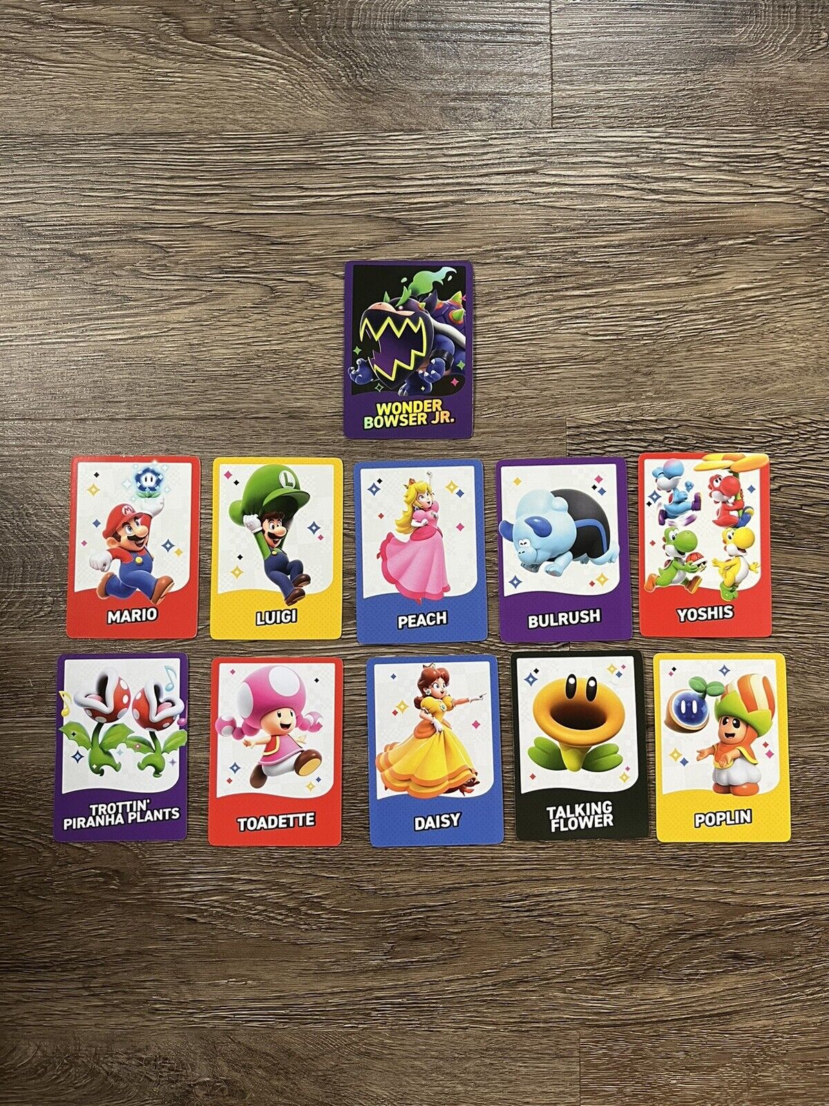 Super Mario Bros. Wonder Exclusive Bowser Jr. Video Game Trading Card & 10 Base
