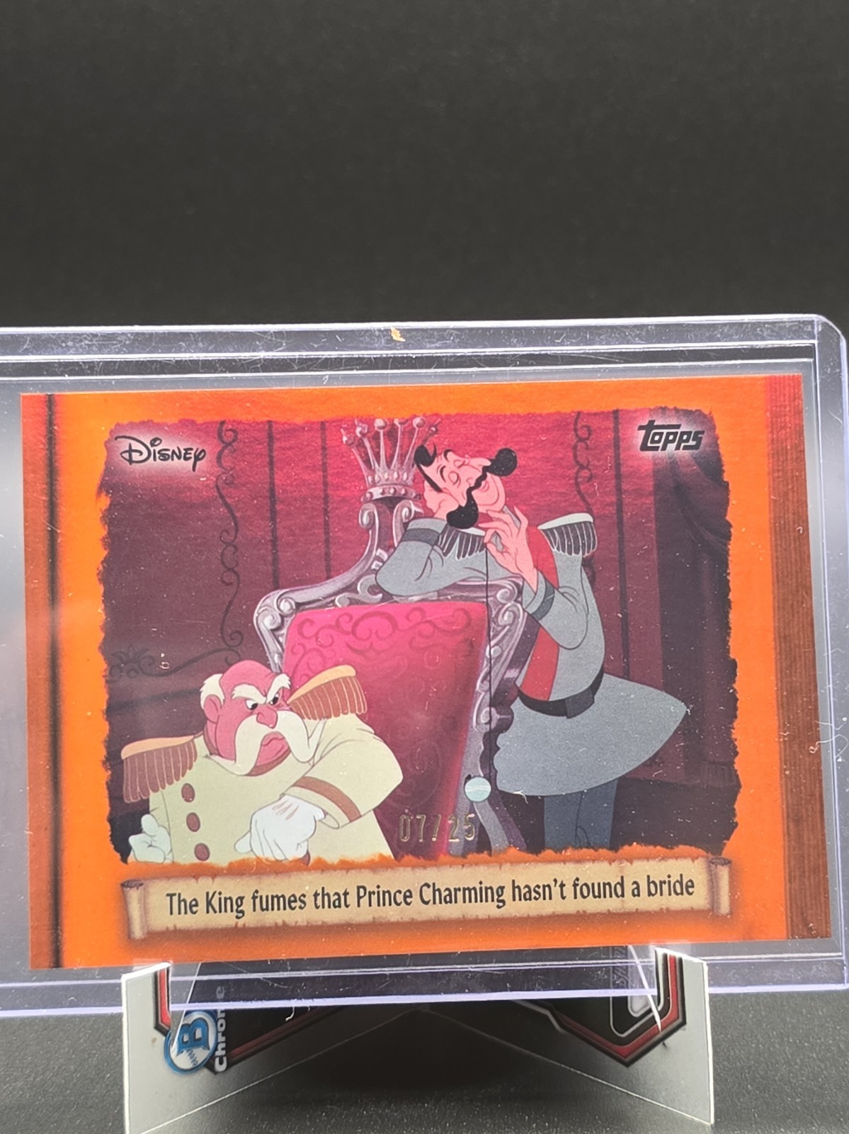 2025 Topps Disney /25 The King Fumes Orange 2025 Topps Disney /25 The King Fumes Orange