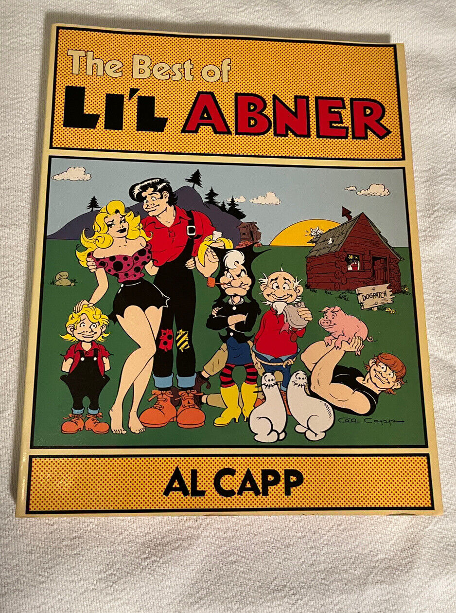 THE BEST OF LI'L ABNER by Al Capp, 1st Printing, Softcover Published 1978