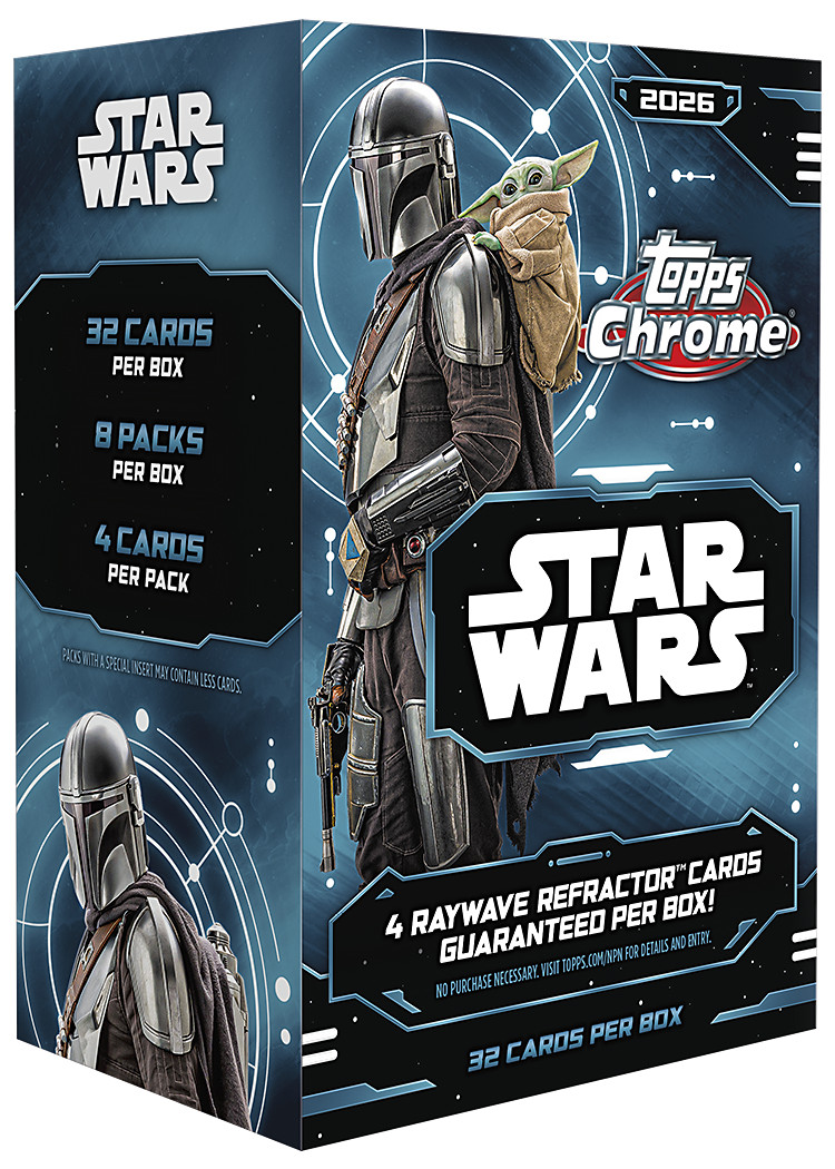 2026 TOPPS CHROME STAR WARS Value Blaster Box Disney Brand New Sealed CASE OF 10