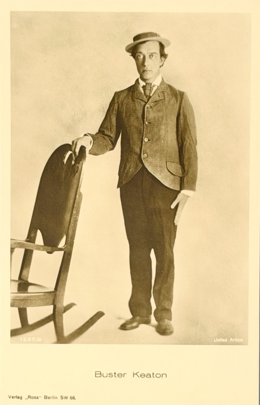 BUSTER KEATON Rare 1926 Postcard Silent Movie Star Unused The General UA BUSTER KEATON Rare 1926 Postcard Silent Movie Star Unused The General UA