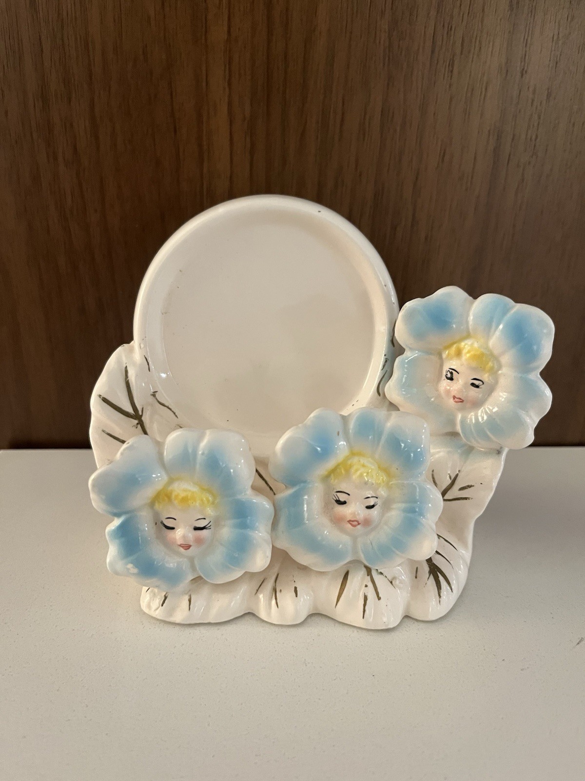 Rare Vtg Anthropomorphic Flower Face Girls Lipstick Holder I.W. Rice PY Japan Rare Vtg Anthropomorphic Flower Face Girls Lipstick Holder I.W. Rice PY Japan