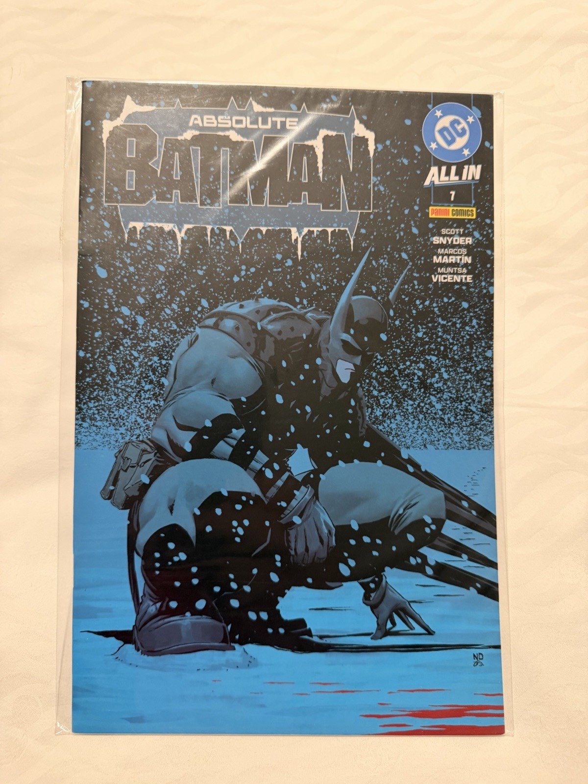 Absolute Batman #7 Nick Dragotta Cover A Panini Mexico Spanish Variant Mr Freeze