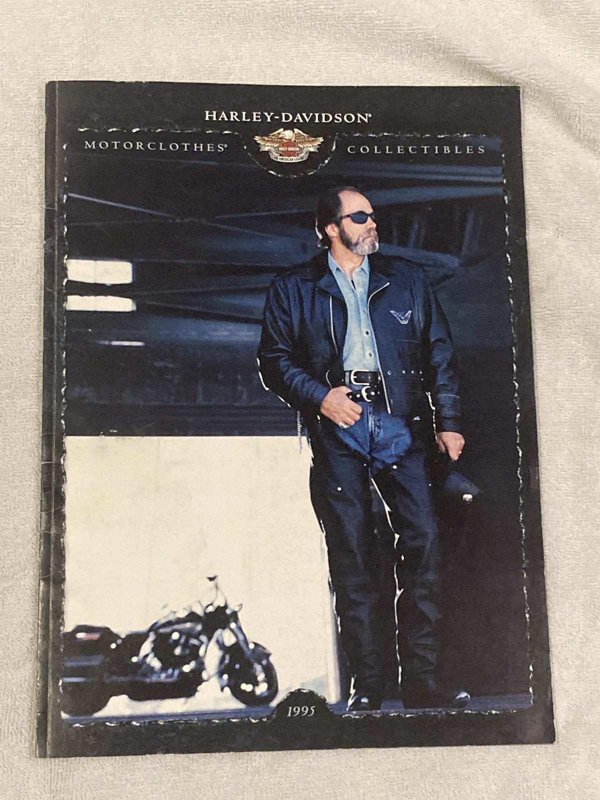 Vintage 1995 Harley Davidson Motorcycle Full Size Catalog Sales Brochure