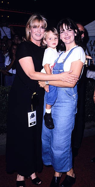 Linda Gray Daughter and Grandson Celebrity TV Music Film Old Photo
