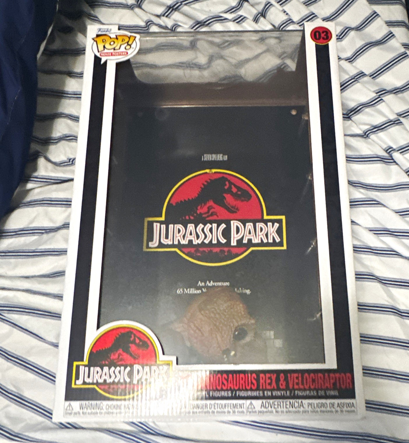 Funko POP Jurassic Park Movie Posters #03 Framed Poster T. Rex & Velociraptor Funko POP Jurassic Park Movie Posters #03 Framed Poster T. Rex & Velociraptor