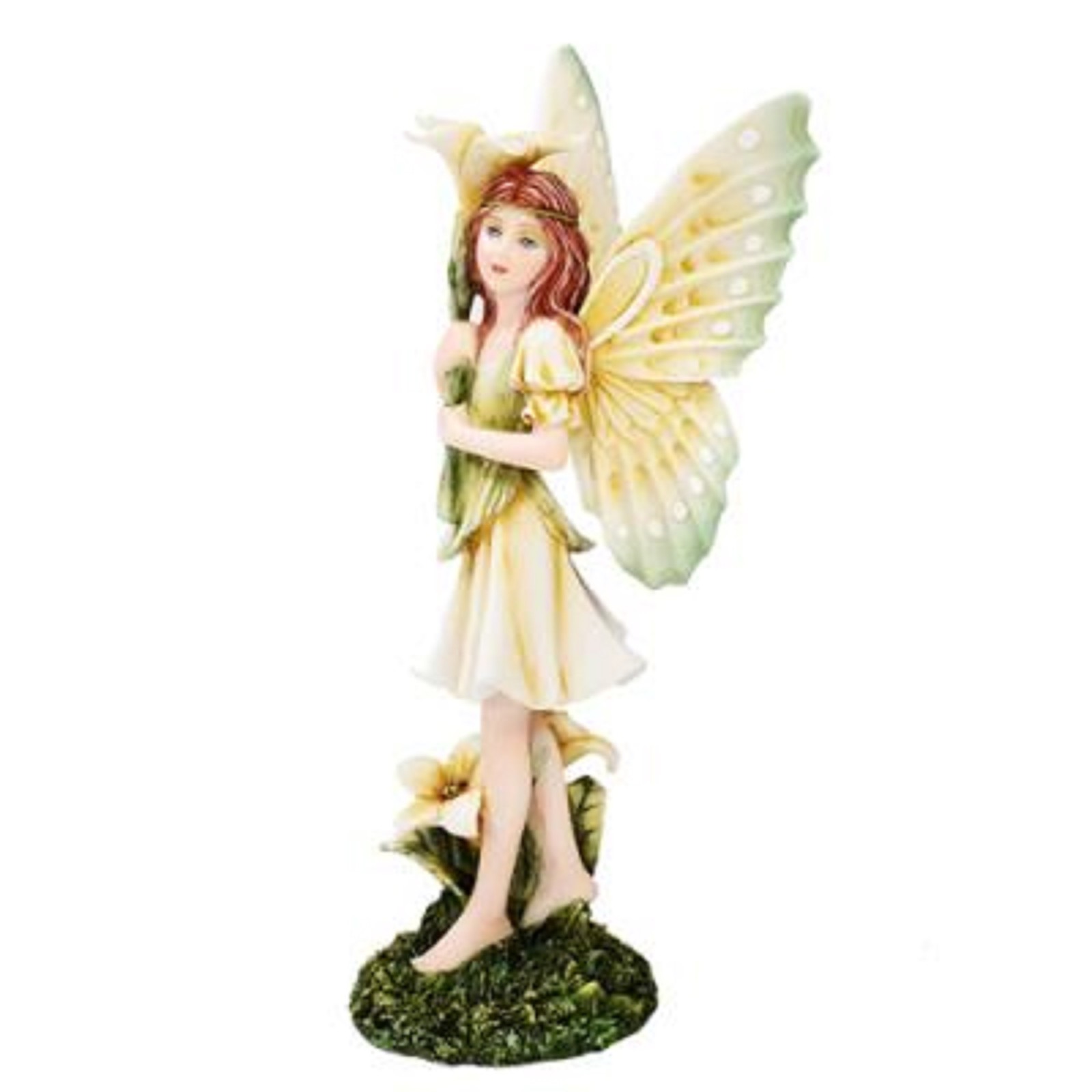 PT Meadowland Princess Lily Fairy Holding Yellow Lilies Figurine PT Meadowland Princess Lily Fairy Holding Yellow Lilies Figurine
