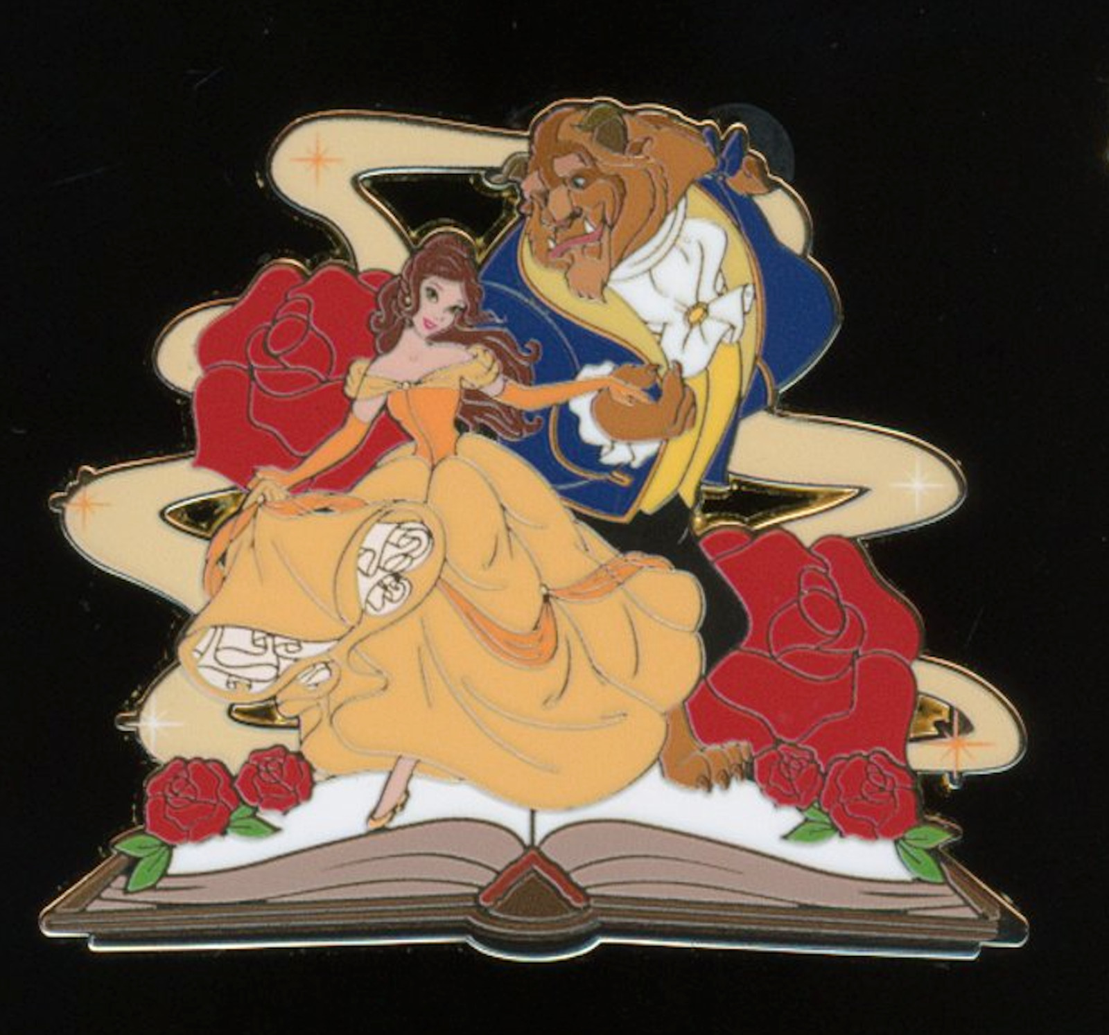 Boxlunch Disney Licensed Princess Storybook Mystery Beauty & the Beast Belle Pin Boxlunch Disney Licensed Princess Storybook Mystery Beauty & the Beast Belle Pin