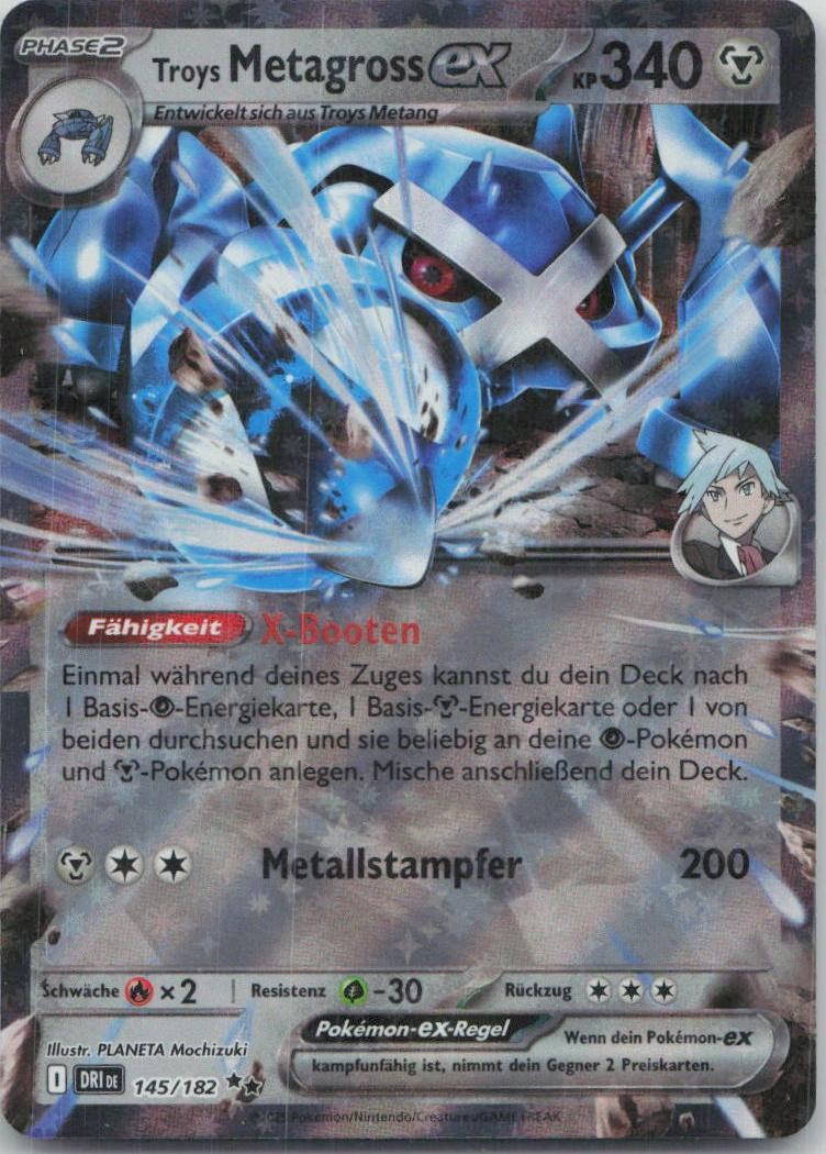 Pokemon Steven's Metagross ex Eternal Rivals #145 NM DE Pokemon Steven's Metagross ex Eternal Rivals #145 NM DE