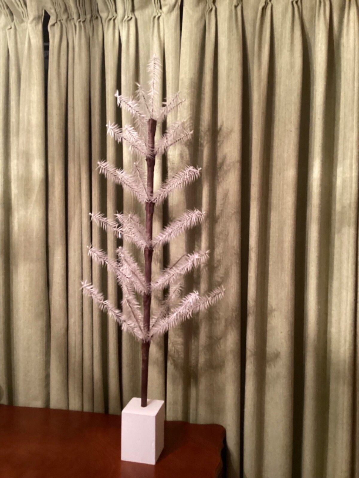 3.5 ft SOFT White Feather Tree NEW HANDMADE ”SAPLING”  🥳😺We’ll make it