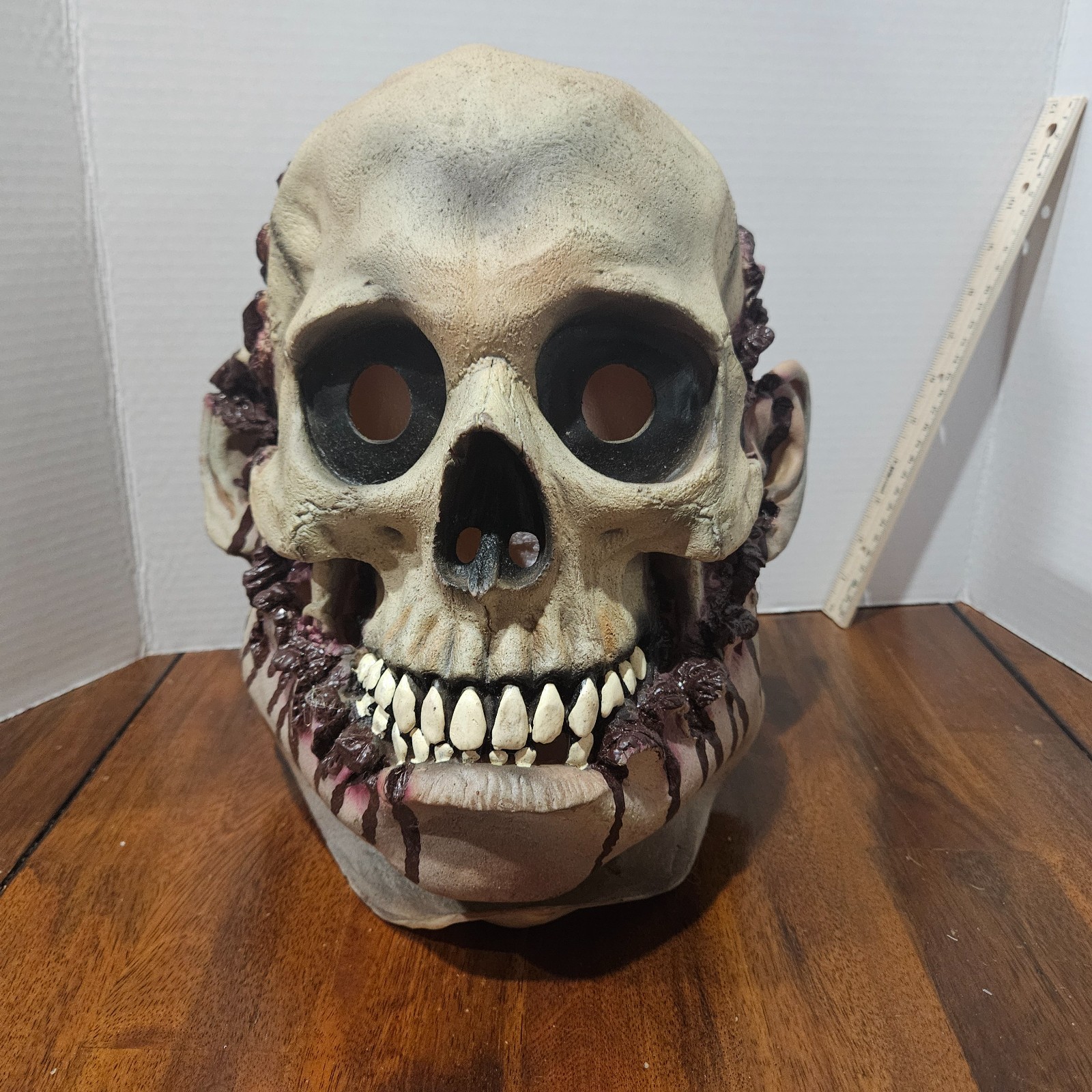 Illusive Concepts Paper Magic Corp SKULL ZOMBIE FULL MASK Halloween Vintage 1998 Illusive Concepts Paper Magic Corp SKULL ZOMBIE FULL MASK Halloween Vintage 1998