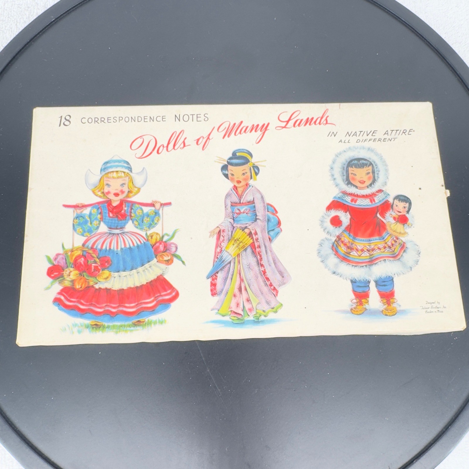 VTG NOS 50sTichnor Brothers Dolls of Many Lands 18 Correspondence Stationary Set VTG NOS 50sTichnor Brothers Dolls of Many Lands 18 Correspondence Stationary Set