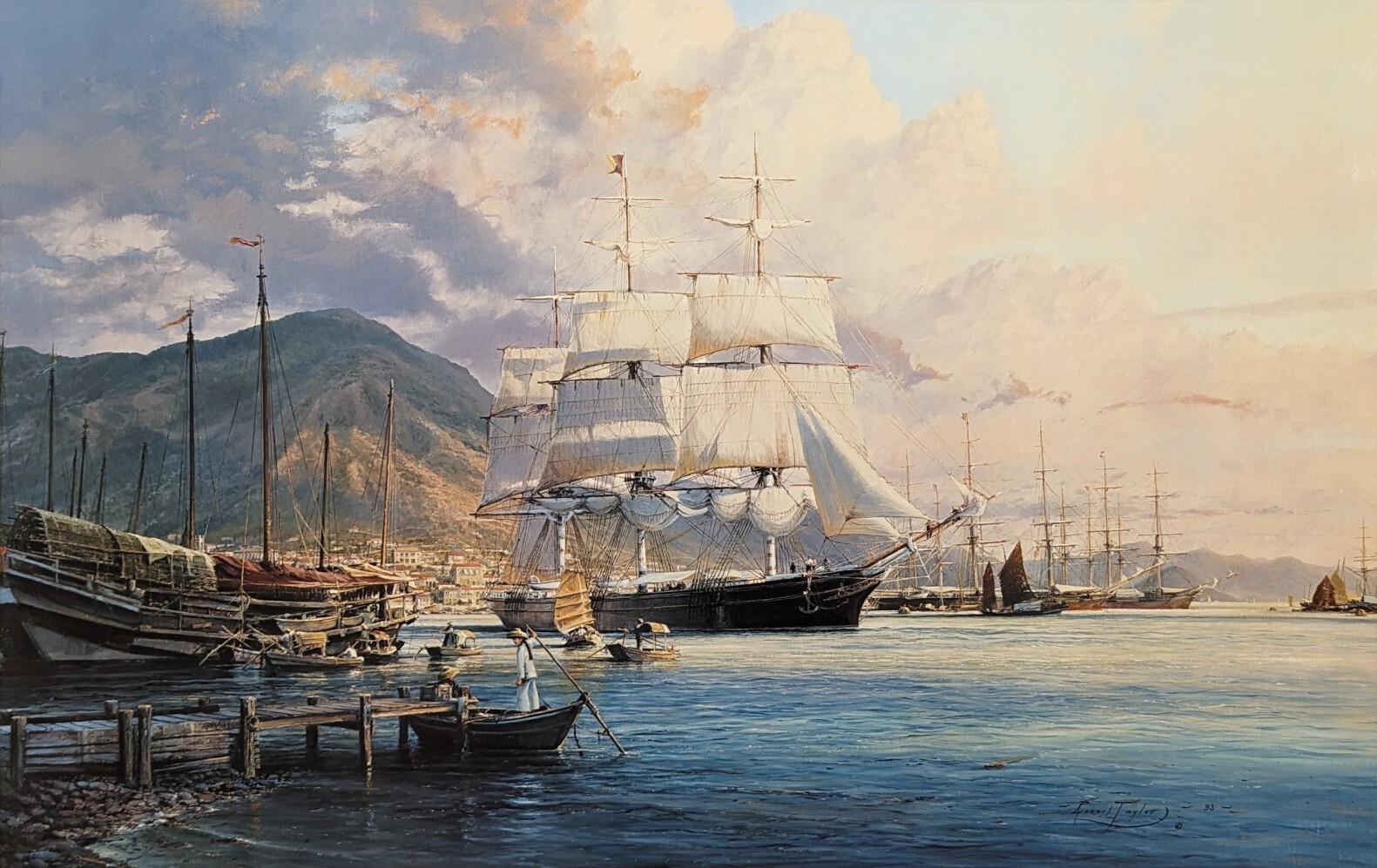 American Clipper Flying Cloud by Robert Taylor, maritime art limited edition