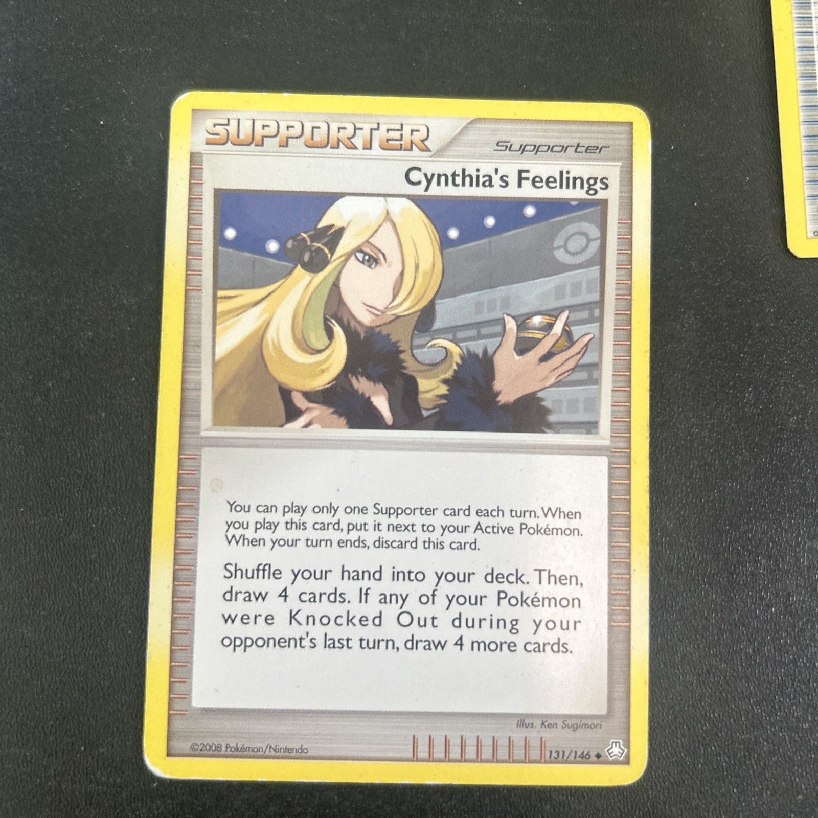 Cynthia\'s Feelings Legends Awakened 131/146 Pokemon Card Non-Holo 3 LP POKE5 Cynthia\'s Feelings Legends Awakened 131/146 Pokemon Card Non-Holo 3 LP POKE5