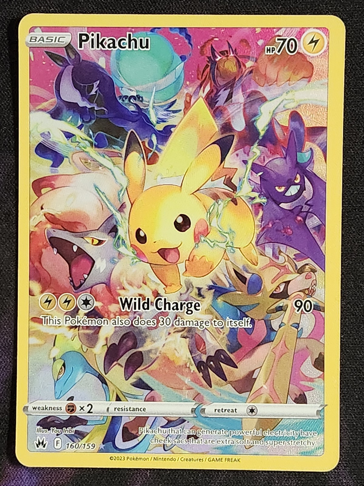 Pokemon Pikachu 160/159 Crown Zenith CRZ Pokemon Pikachu 160/159 Crown Zenith CRZ
