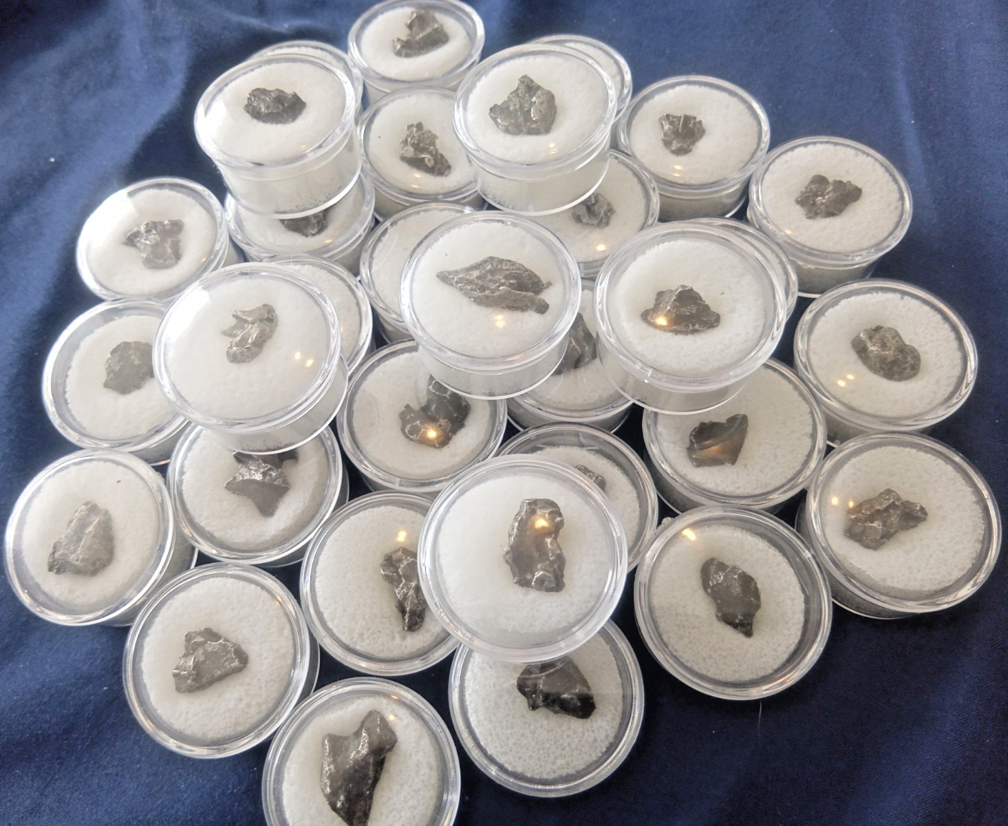 35 Campo Del Cielo Meteorites Bulk Lot 1-4g Wholesale Reseller Dealer COA Lot 🪐