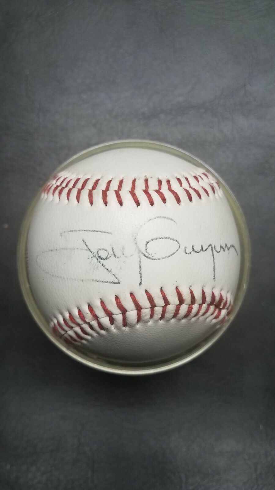 Tony Gwynn Signed Tony The Tiger Baseball