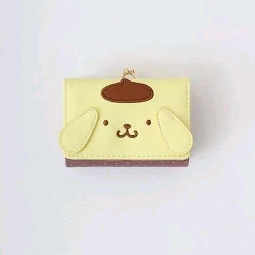 Sanrio Character Mini Clasp Wallet Pompompurin Japan Limited New 1 Pc