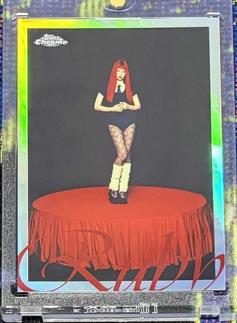2026 Topps Chrome x Jennie Card #RSP1 Blackpink K POP RUBY SP #1 Short Print