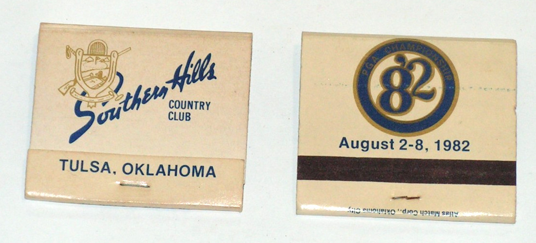 Vintage NOS Southern Hills Country Club 1982 PGA Championship Matchbook Tulsa OK Vintage NOS Southern Hills Country Club 1982 PGA Championship Matchbook Tulsa OK