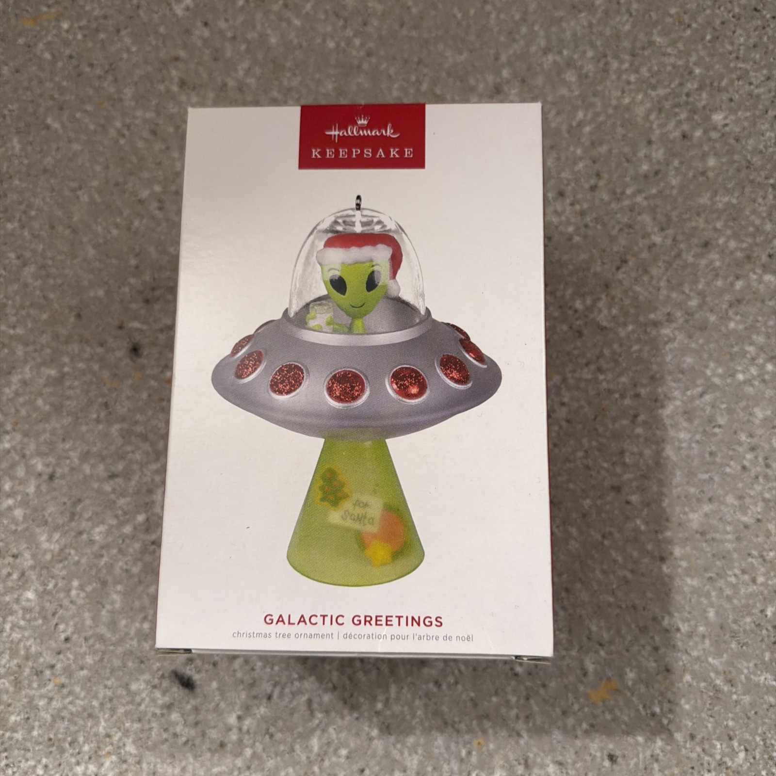 2022 Hallmark Galactic Greetings UFO Alien Christmas Ornament 23-9 2022 Hallmark Galactic Greetings UFO Alien Christmas Ornament 23-9