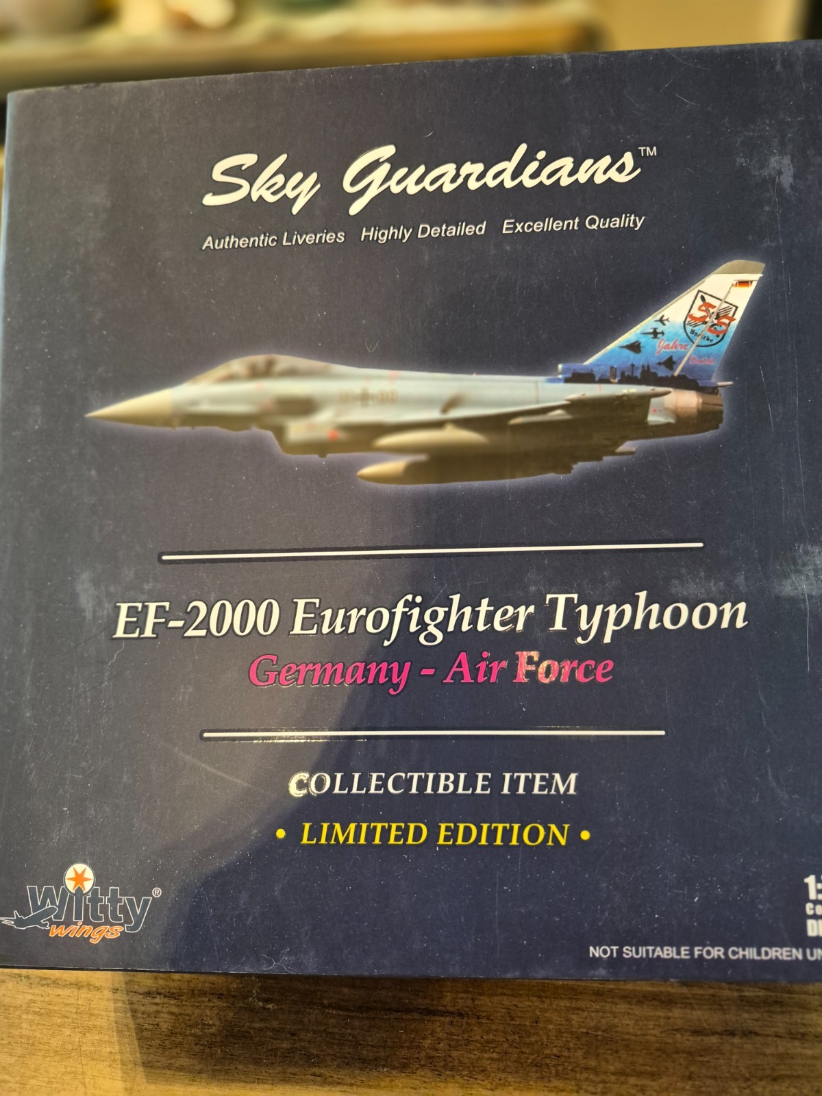 1/72 scale EF-2000 Eurofighter Typhoon Luftwaffe Witty Wings Diecast 1/72 scale EF-2000 Eurofighter Typhoon Luftwaffe Witty Wings Diecast