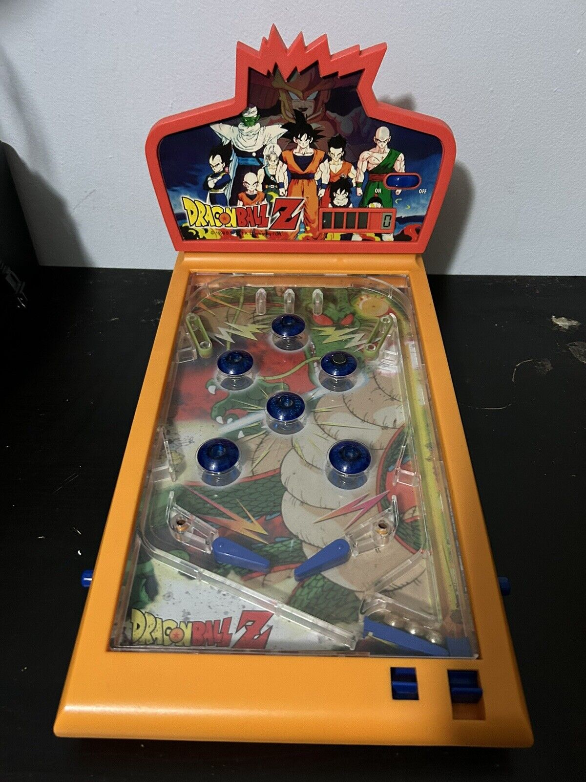 Vintage 2000 Dragonball Z Electronic Tabletop Pinball Machine