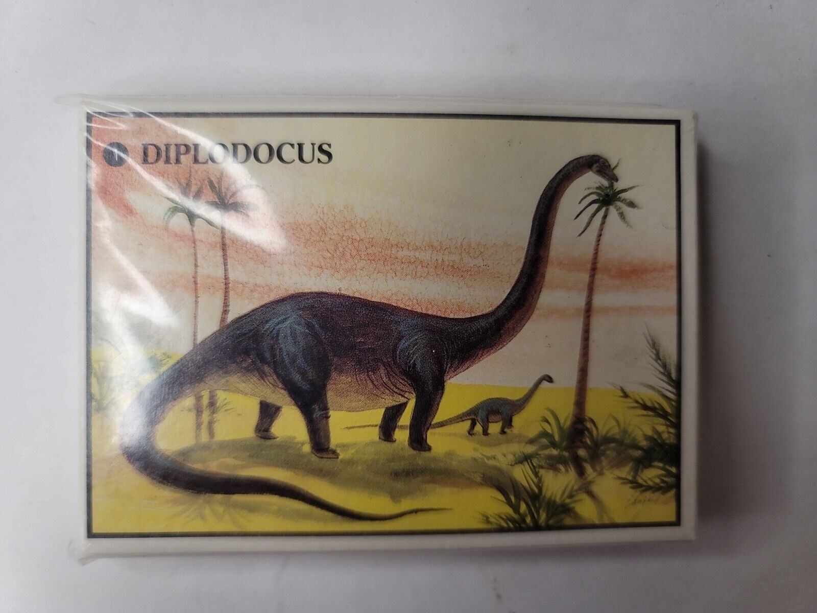 New VTG 1987 The Dino-Card Company Dinosaurs Set 20 Count Collectible Cards LE