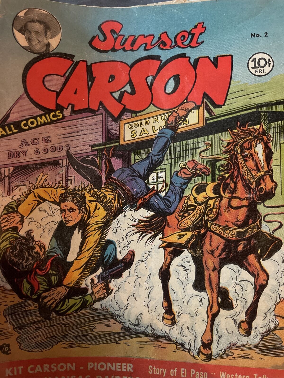 Sunset Carson #2 1951 Kit Carson El Paso Golden Age Western