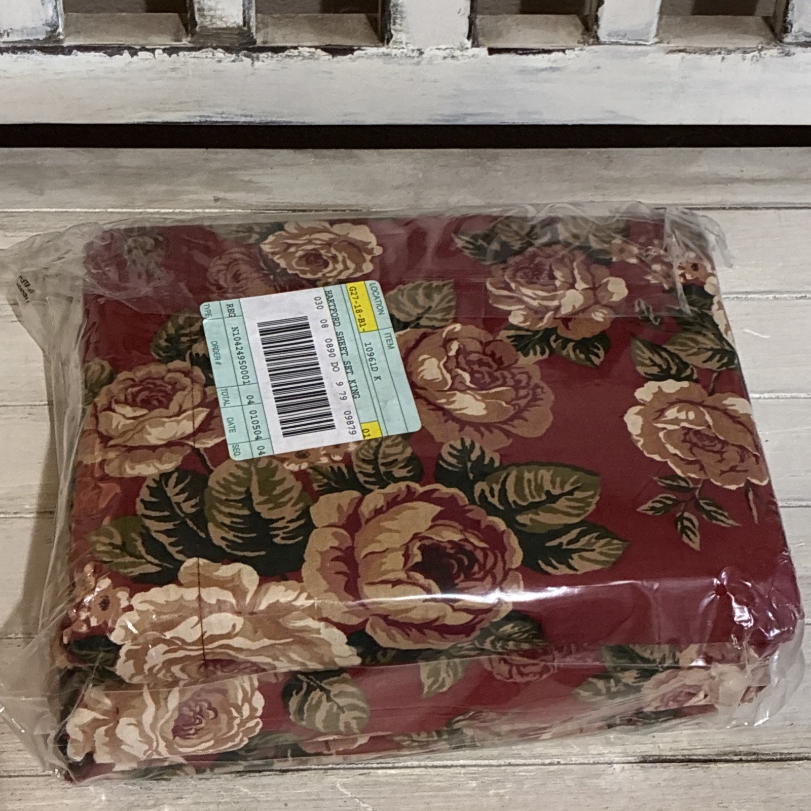 Vintage Hartford Sheet Set King New In Open Bag 2004 Vintage Hartford Sheet Set King New In Open Bag 2004