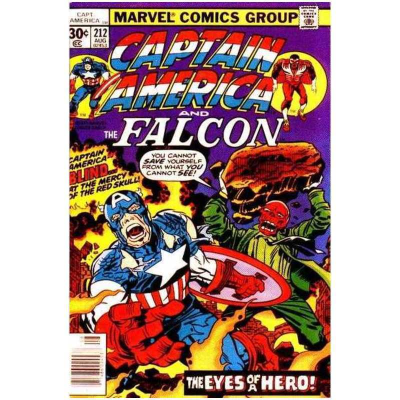 Captain America (1968 series) #212 in Fine condition. Marvel comics [q;