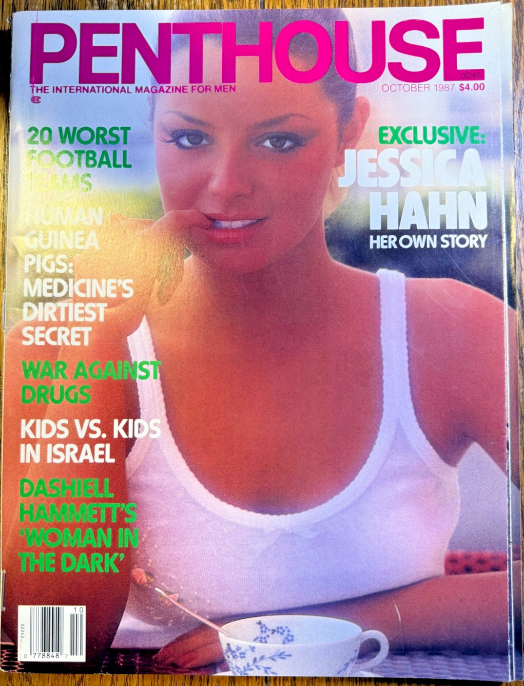 Penthouse Magazine October 1987 Jessica Hahn Dashiel Hammett Story Football Penthouse Magazine October 1987 Jessica Hahn Dashiel Hammett Story Football