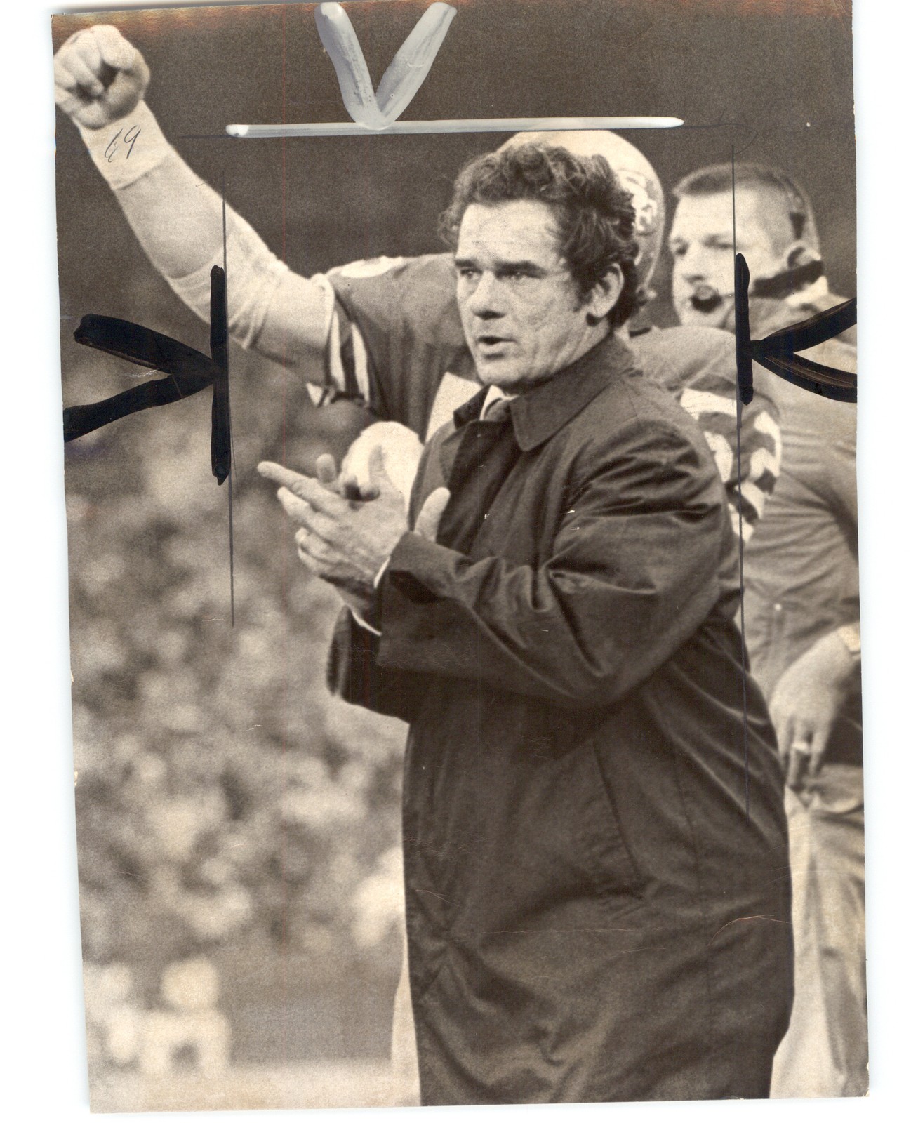 San Francisco 49ers Head Coach Dick Nolan Sideline Football 1971 Press Photo San Francisco 49ers Head Coach Dick Nolan Sideline Football 1971 Press Photo