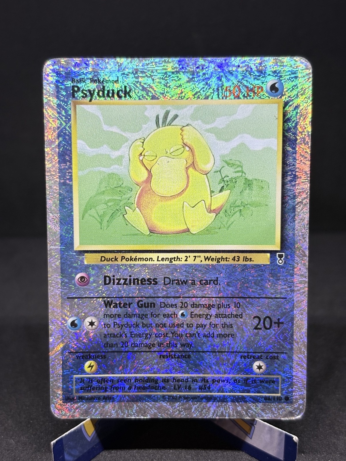Pokemon Psyduck 88/110 Legendary Collection Reverse Holo 2002 ENG HP/MP Vintage Pokemon Psyduck 88/110 Legendary Collection Reverse Holo 2002 ENG HP/MP Vintage