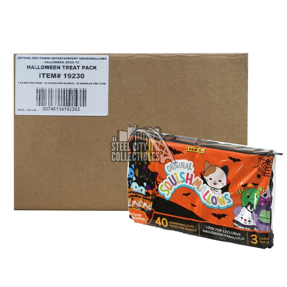 2025 Panini Squishmallows Halloween 40-Pack 20-Box Case 2025 Panini Squishmallows Halloween 40-Pack 20-Box Case