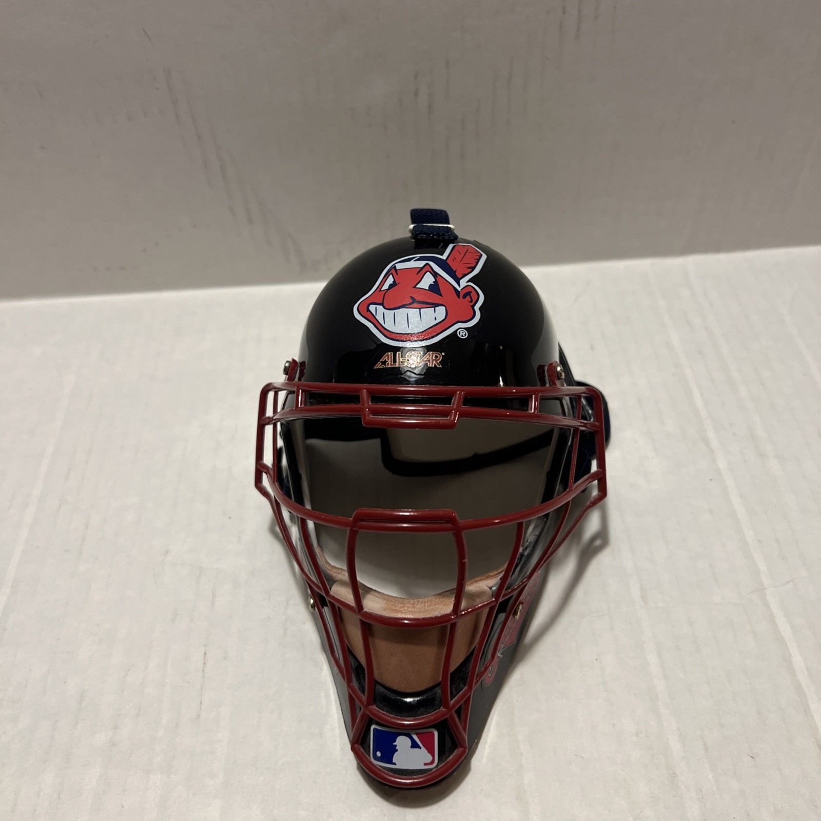 Cleveland Indians Mini Helmet Replica Catchers Mask~Head Gear Chief Wahoo