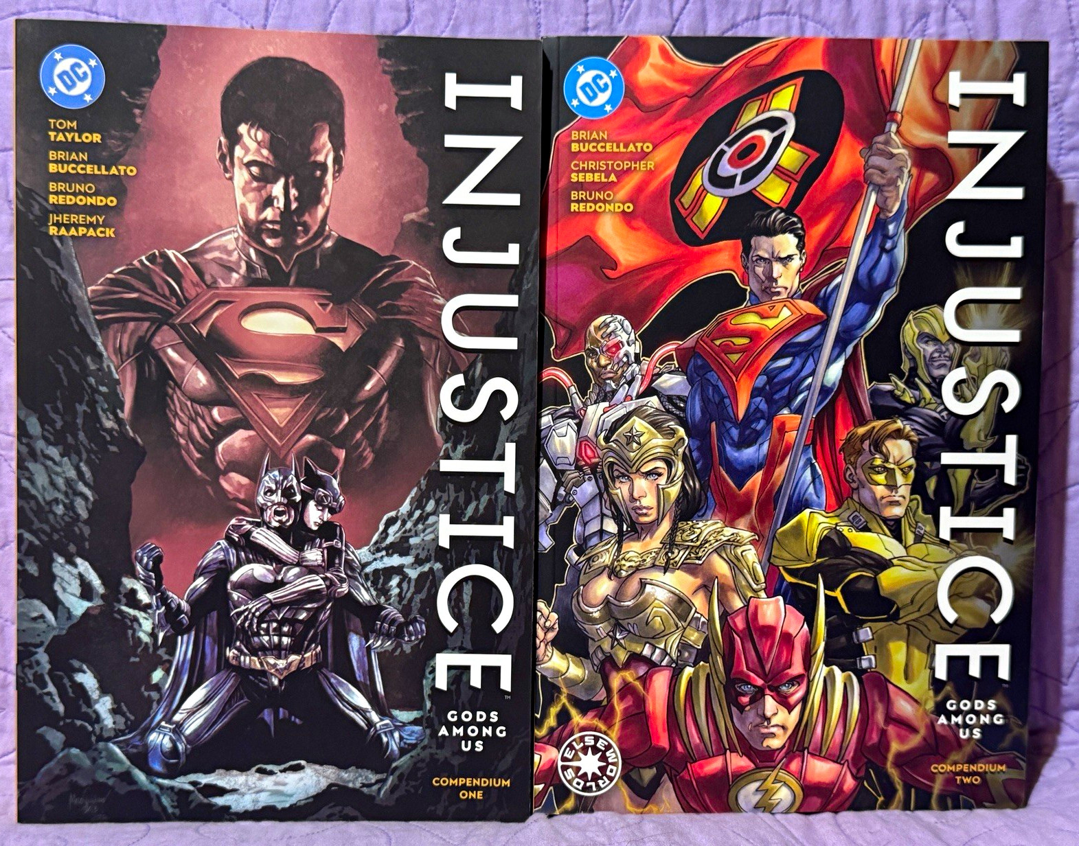 Injustice Gods Among Us Compendium Vol 1 & 2 DC Comics Complete Set