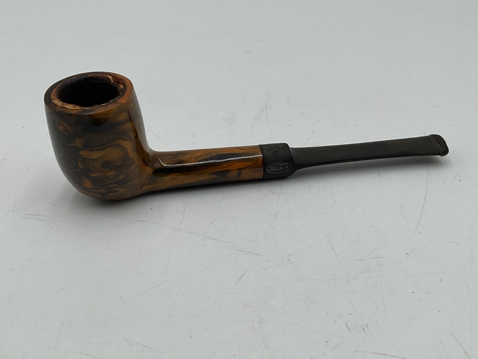 Vintage Genuine Swirl Meershaum Imported Lined Weber Pipe 92/S Belgium Vintage Genuine Swirl Meershaum Imported Lined Weber Pipe 92/S Belgium